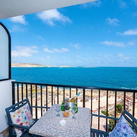 Islet Promenade Seafront 1 Bedroom Apartment With Sea View Balcony By Getawaysmalta St. Paul's Bay Exterior photo