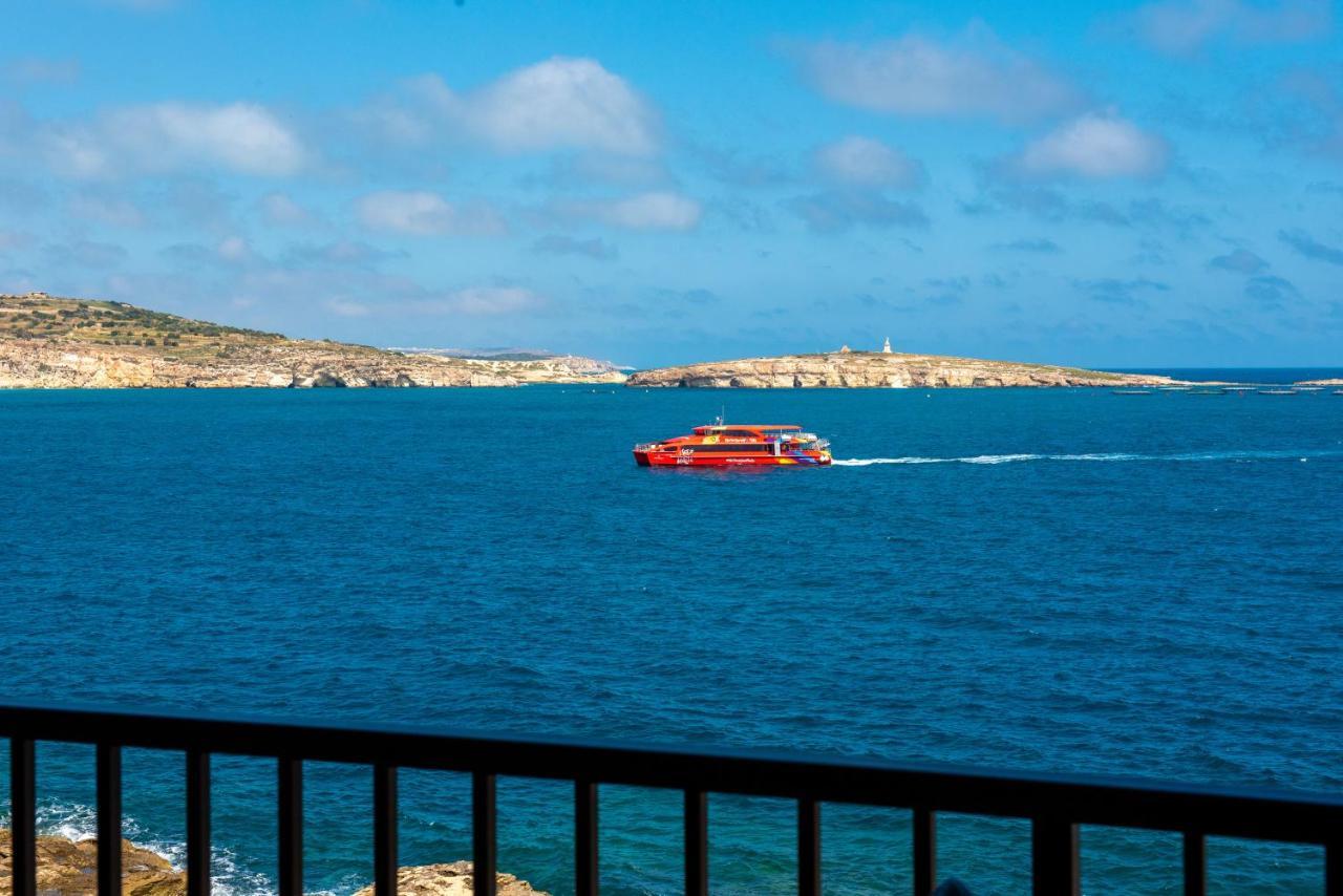 Islet Promenade Seafront 1 Bedroom Apartment With Sea View Balcony By Getawaysmalta St. Paul's Bay Exterior photo